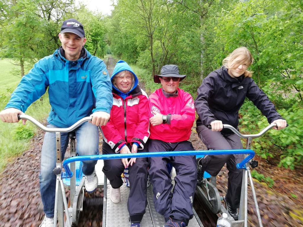 Draisinenevent in Altenglan 2018