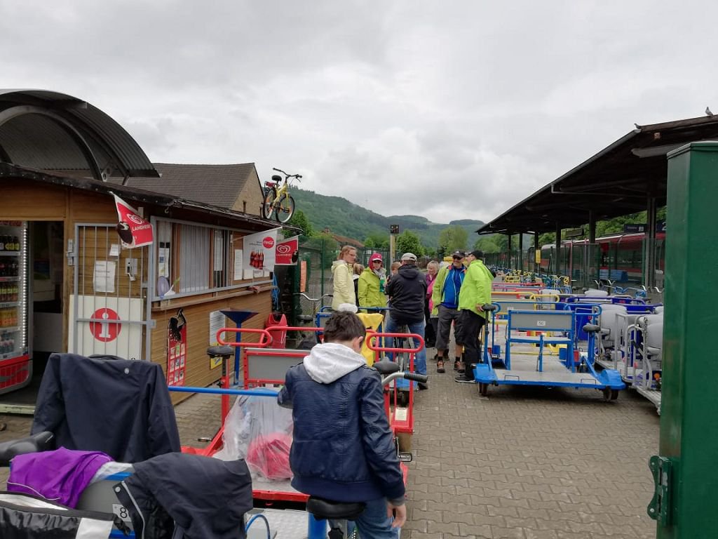 Draisinenevent in Altenglan 2018